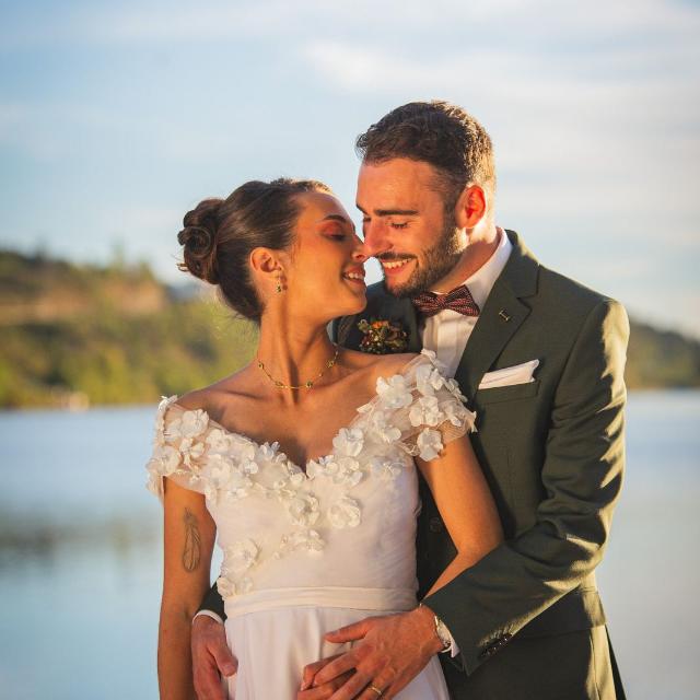 Elisa & Léo, Lac de l'Abbaye, photo 1